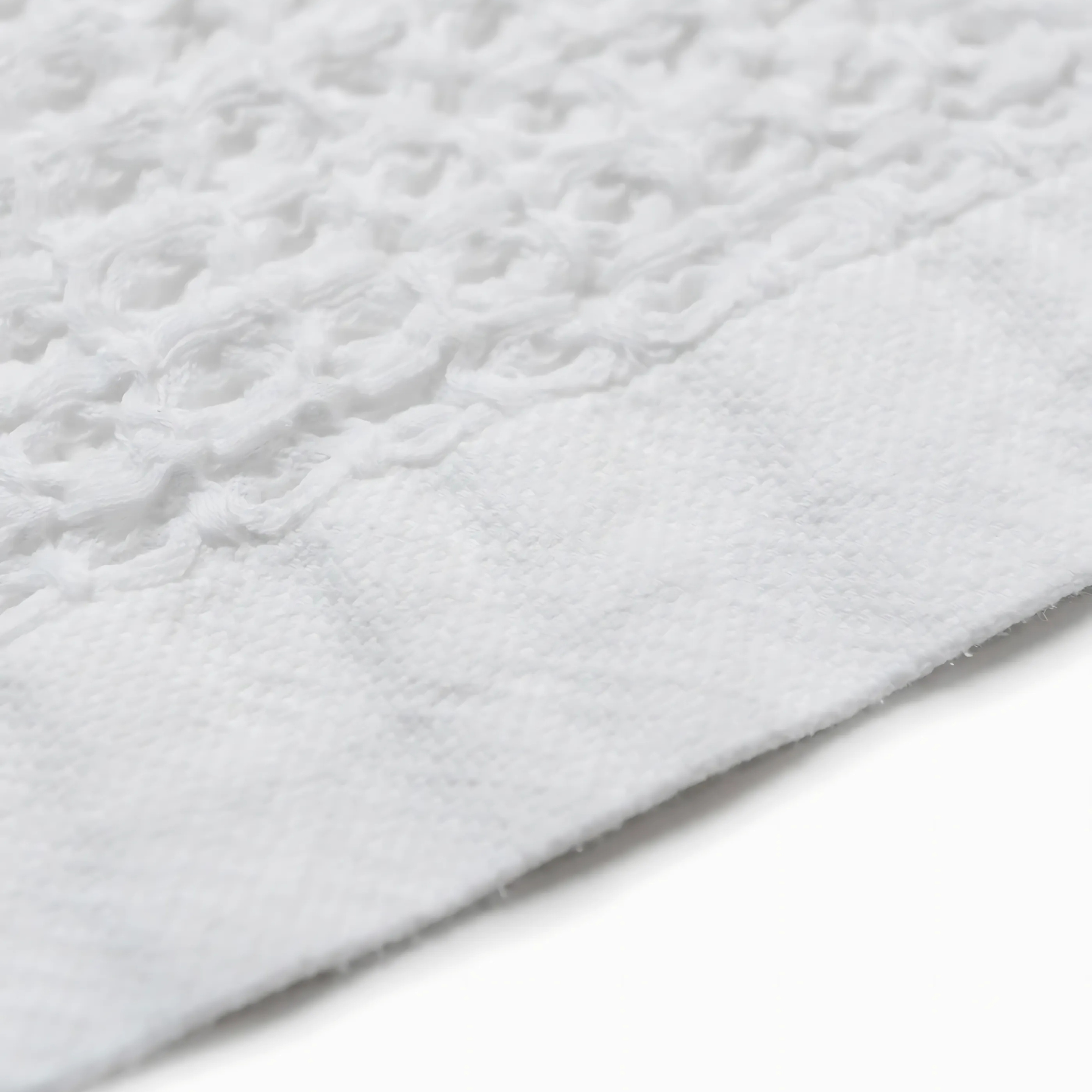 Egyptian Cotton Waffle Bath Towels 5pcs - Soft Grey